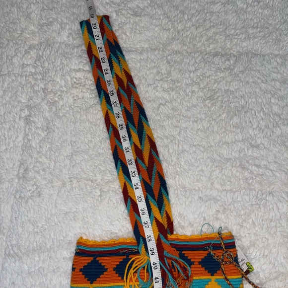 Wayuu Mochila Multicolor Bag NWT - Picture 8 of 8